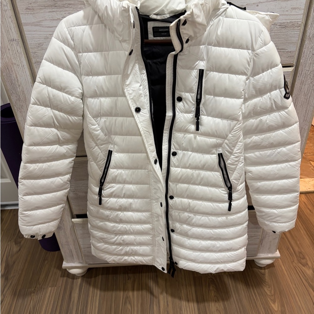 Women’s White Puffer Coat